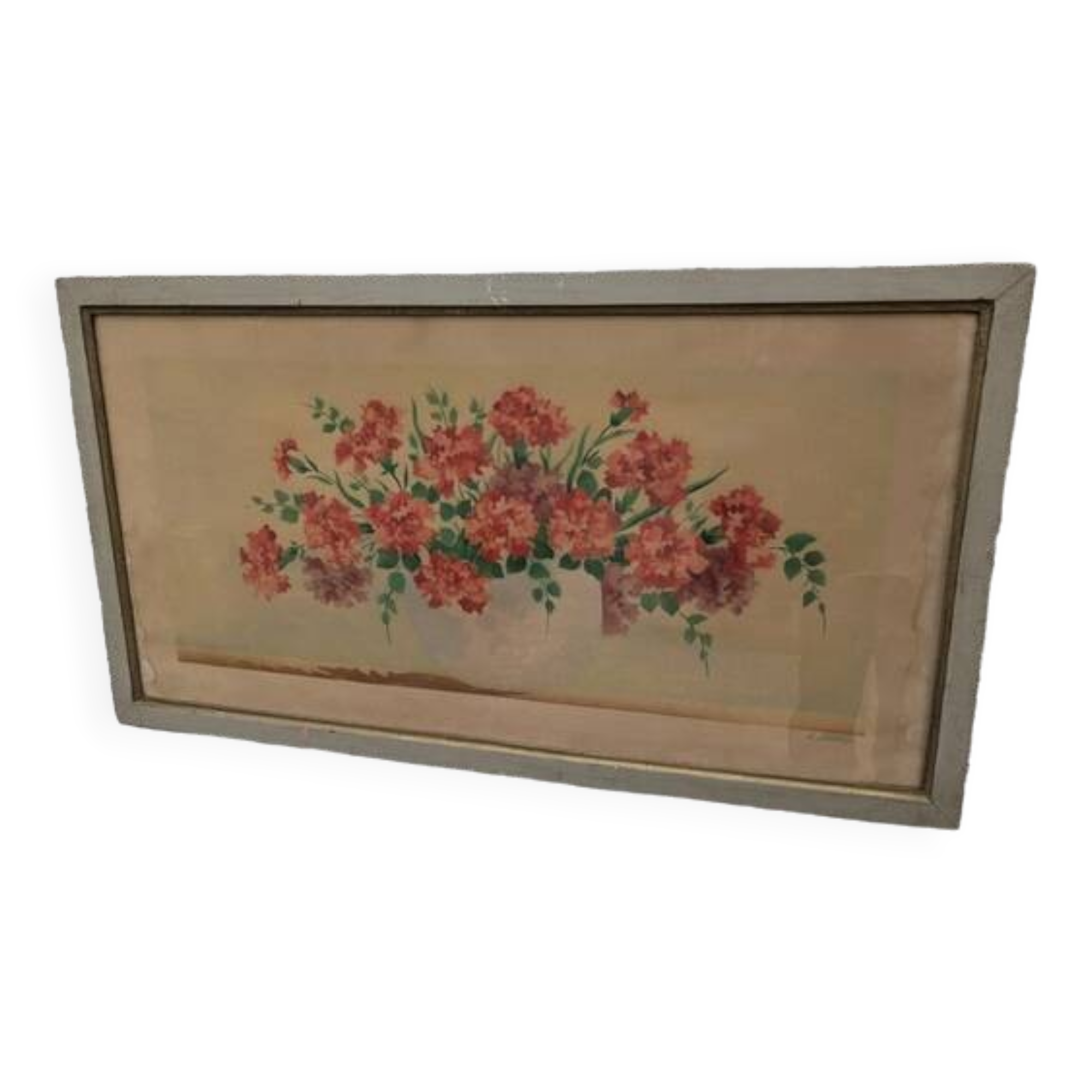 Watercolor carnations