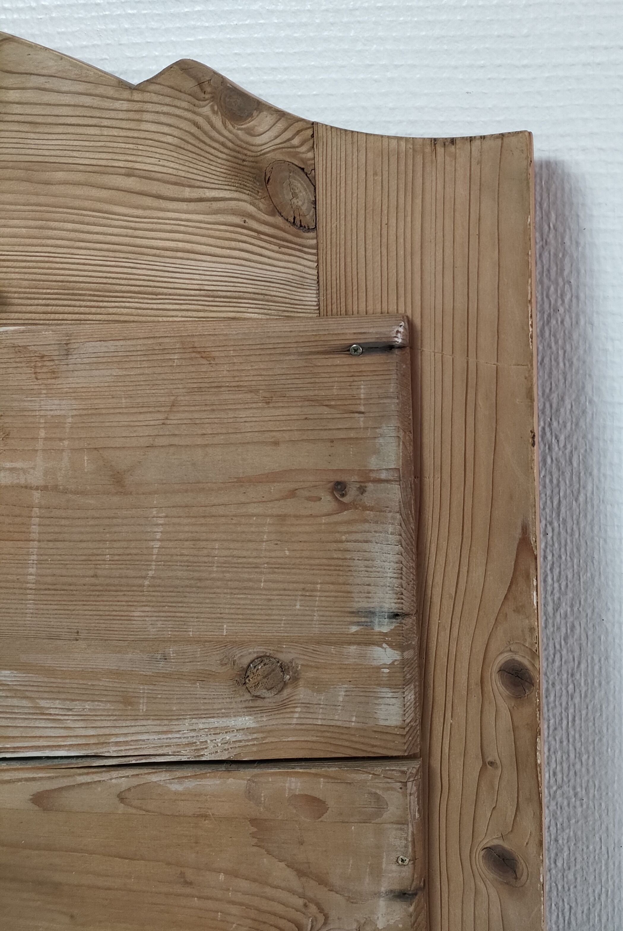 Mirror weathered wood ice beveled vintage 76 cm x 96 cm