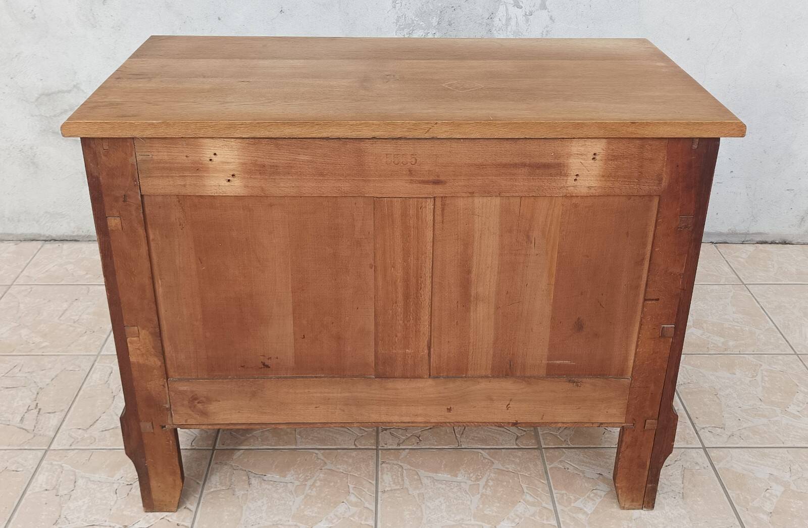 Louis XVI style oak commode
