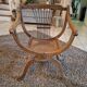 Fauteuil Dagobert curule