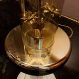 Lampe See Delmas en laiton et verre