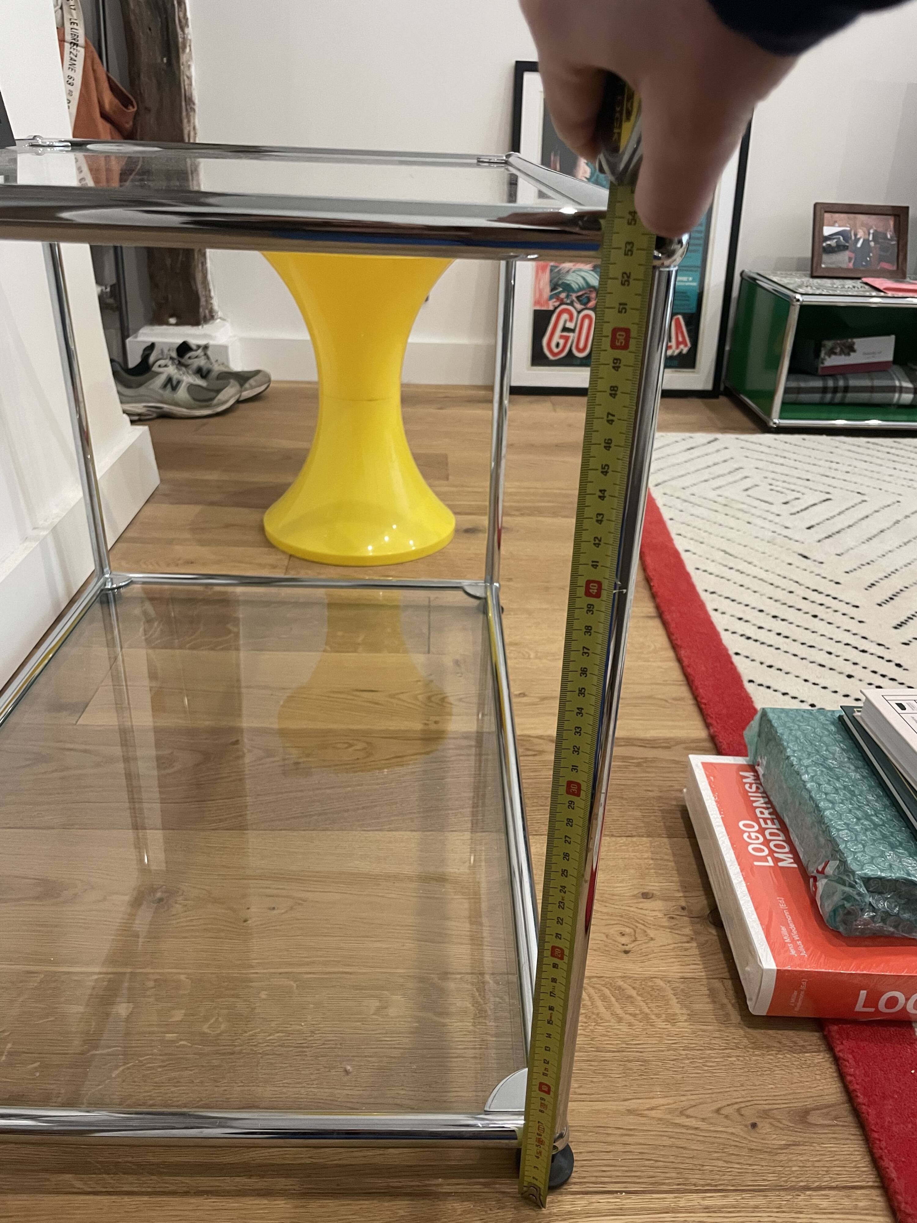 USM Haller furniture (steel and glass)