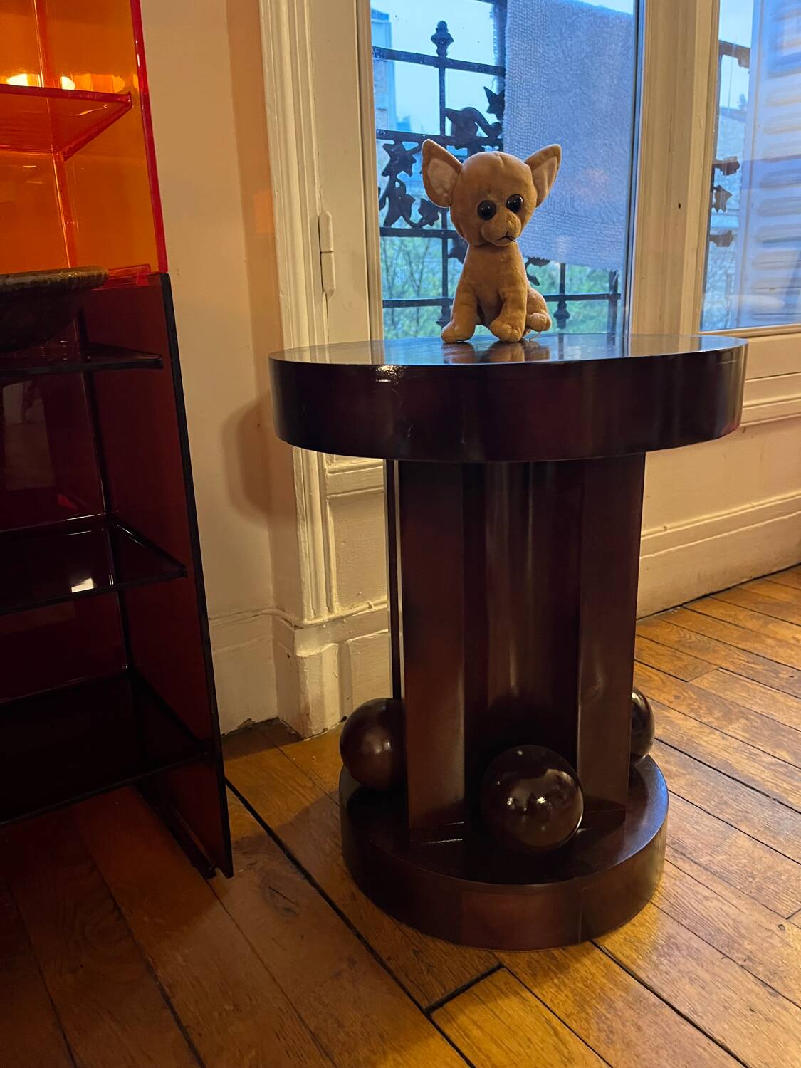 Nemesis Fleur Delesalle Monoprix brown stool