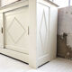 White sliding craft furniture