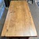 Solid oak farmhouse table