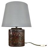 Large ceramic table lamp by Bitossi, 1970s