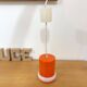 Orange opaline pendant light, 1970s