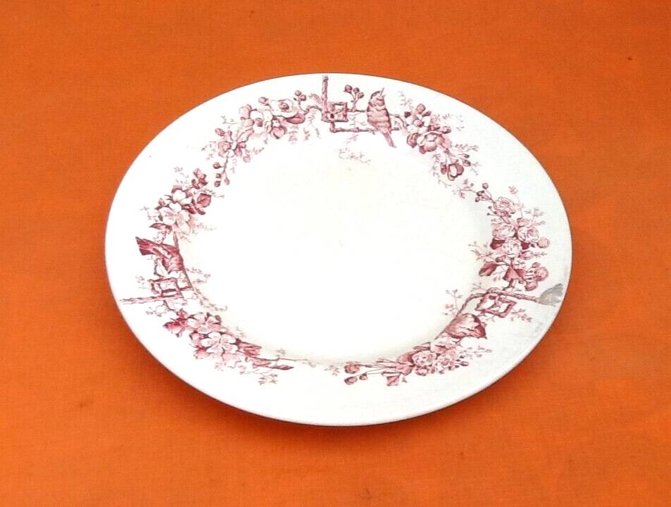 Plat de service Faïences Porcelaines Cristaux  Grand Dépôt Emile Bourgeois