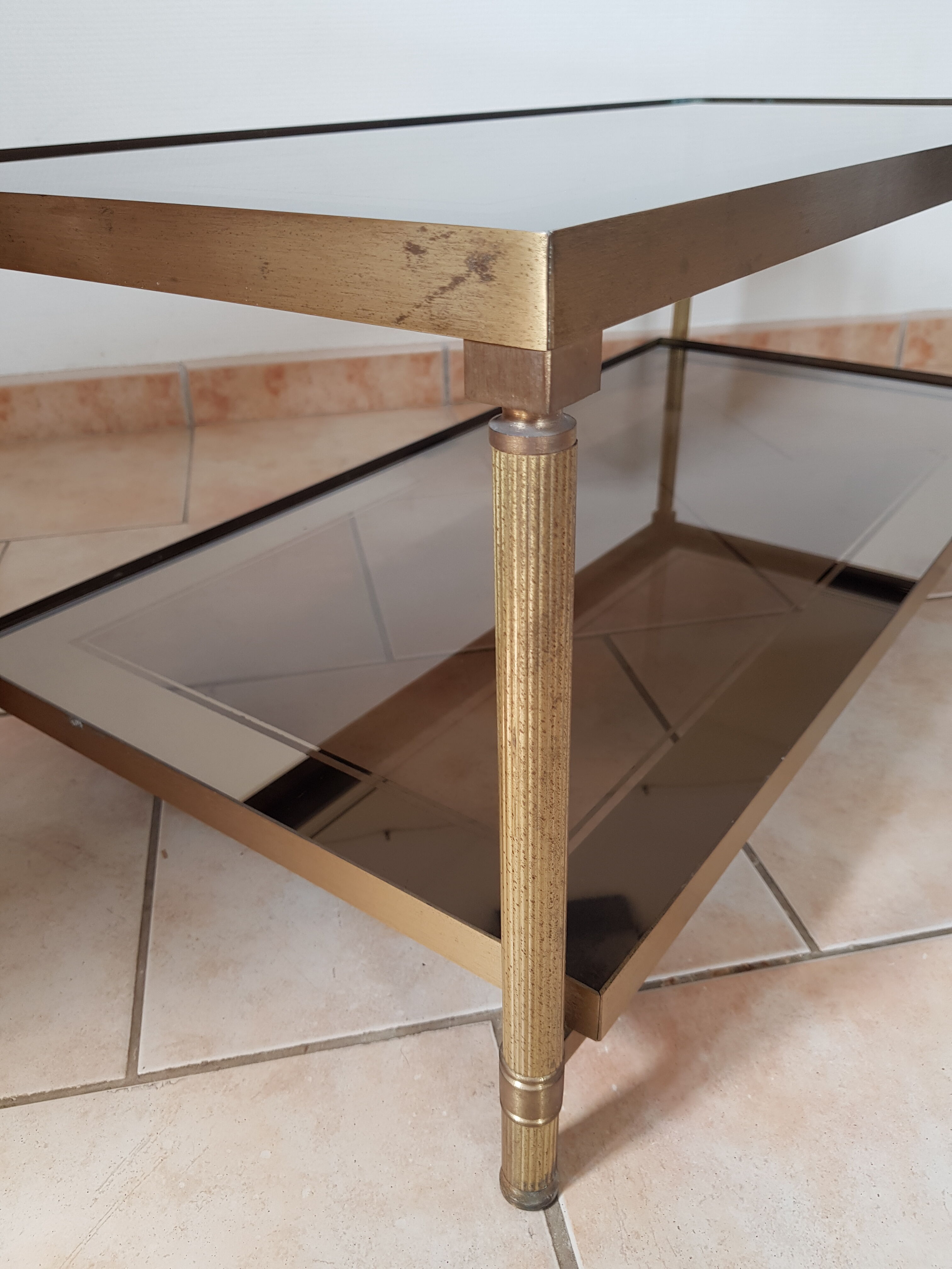 Brass coffee table 1950