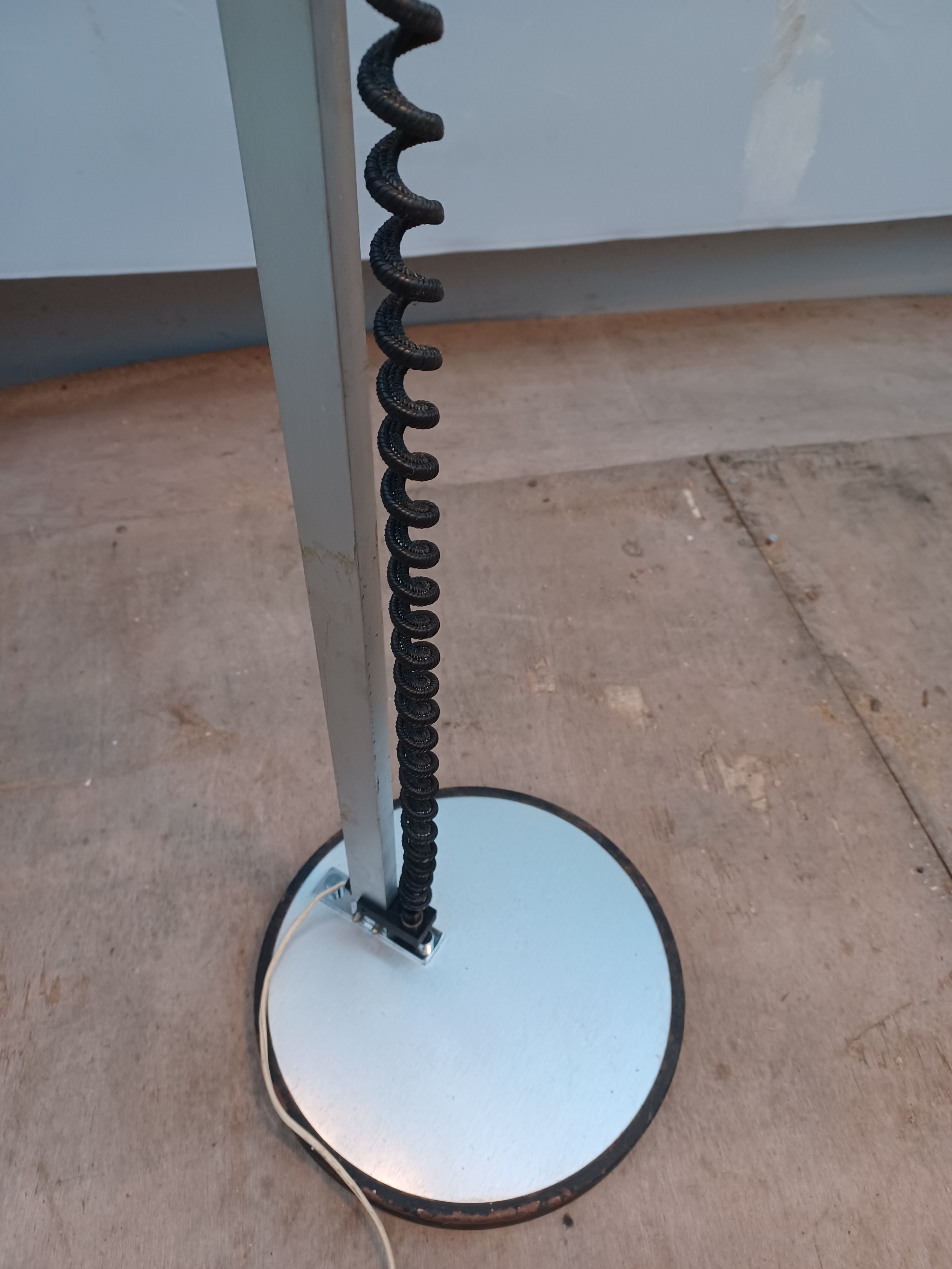 Vintage height adjustable arch floor lamp 1960s-70s