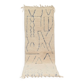 Beni Ouarain rug, 295 x 95 cm - R304
