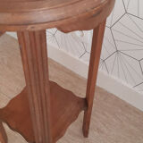 Vintage 50s harness in light walnut and marble.