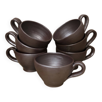 Vintage-Set of 7 small cider bowls/cups