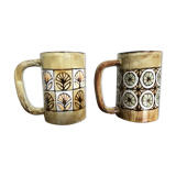 Pair of mugs Malarmay Vallauris