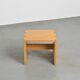 Occasional table in solid pine, Les Arcs, France, around 1970.