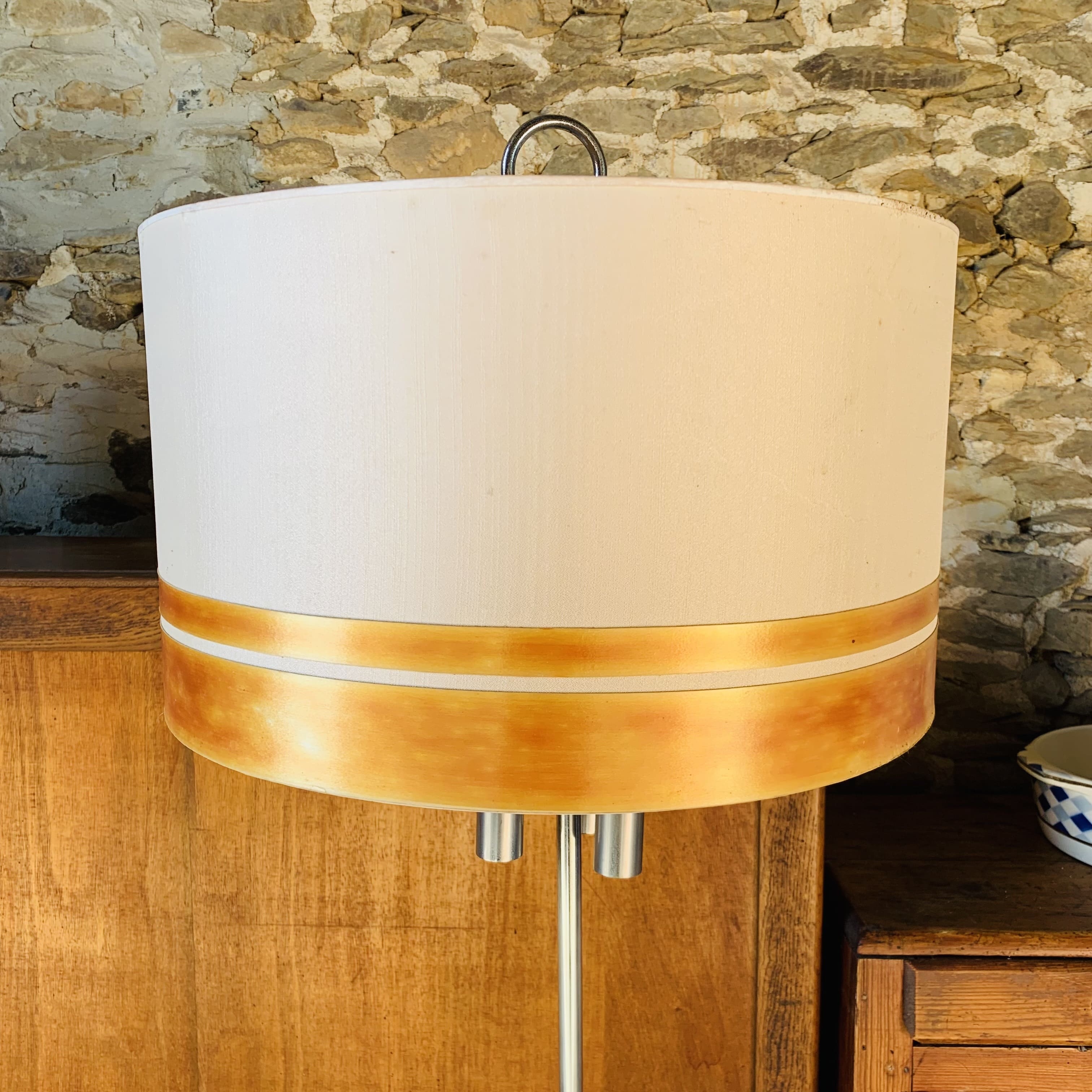 Brutalist floor lamp