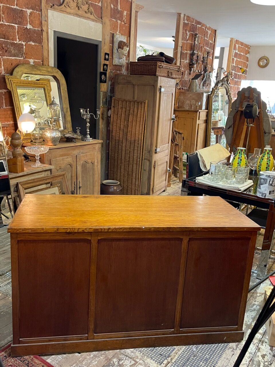Desk filing cabinet curtain
