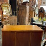 Desk filing cabinet curtain