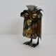 Decorative Metal Owl Curtis Gere style