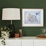 Puy-De-Dôme, carte ancienne, imprimée en 1883.