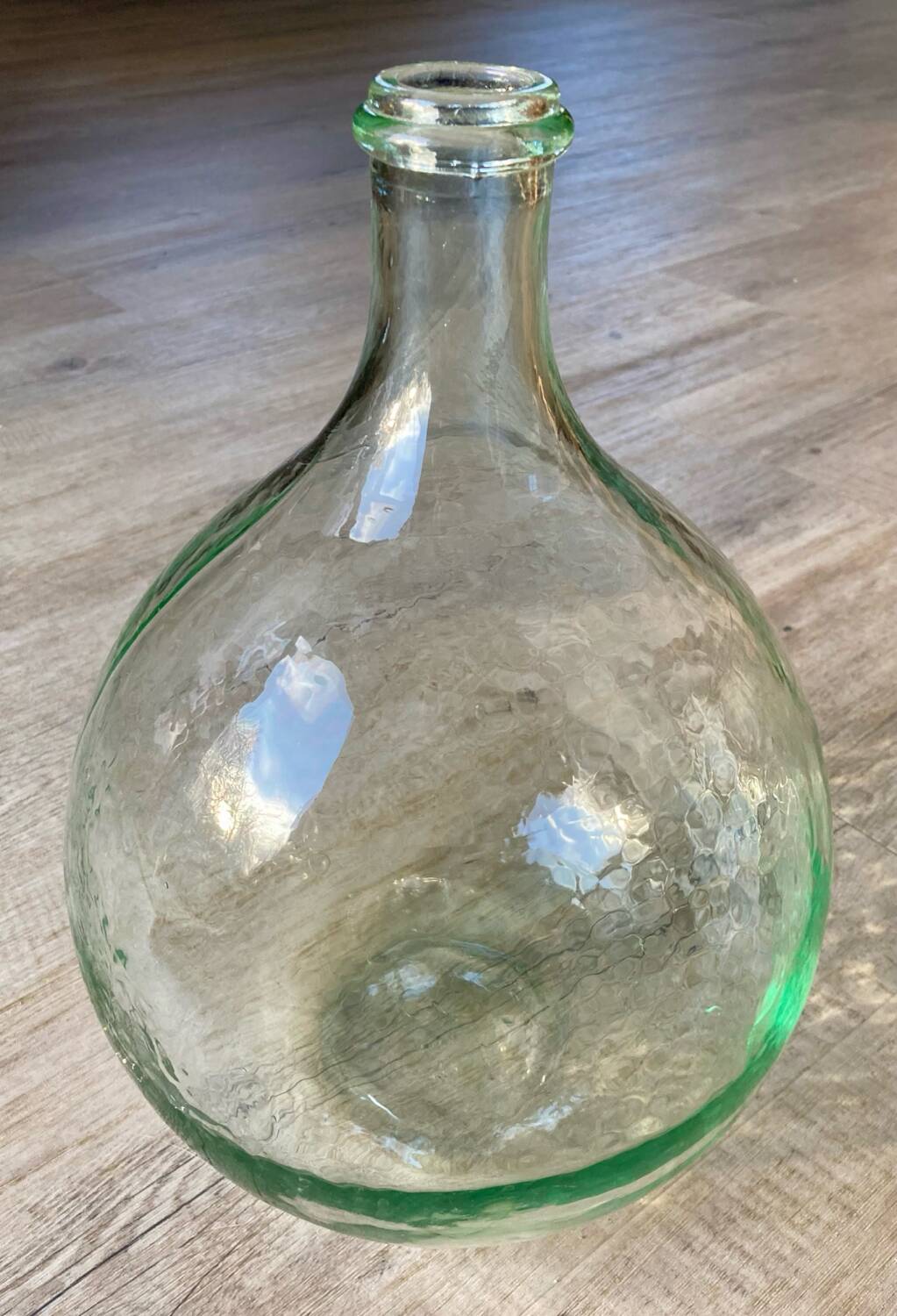 Transparent 5L demijohn