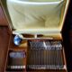 Silver metal housewife model of the 50s in her box