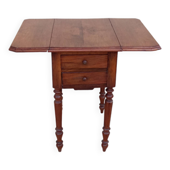 Ancienne petite table a volets XIX eme