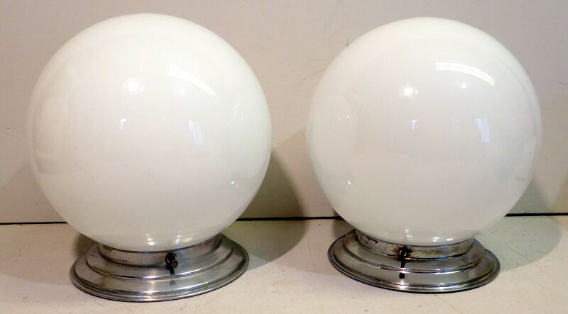 Opal globe suspension pair