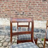 Suite Of Four Mahogany Dining Room Chairs From Charles X XIX Eme Century