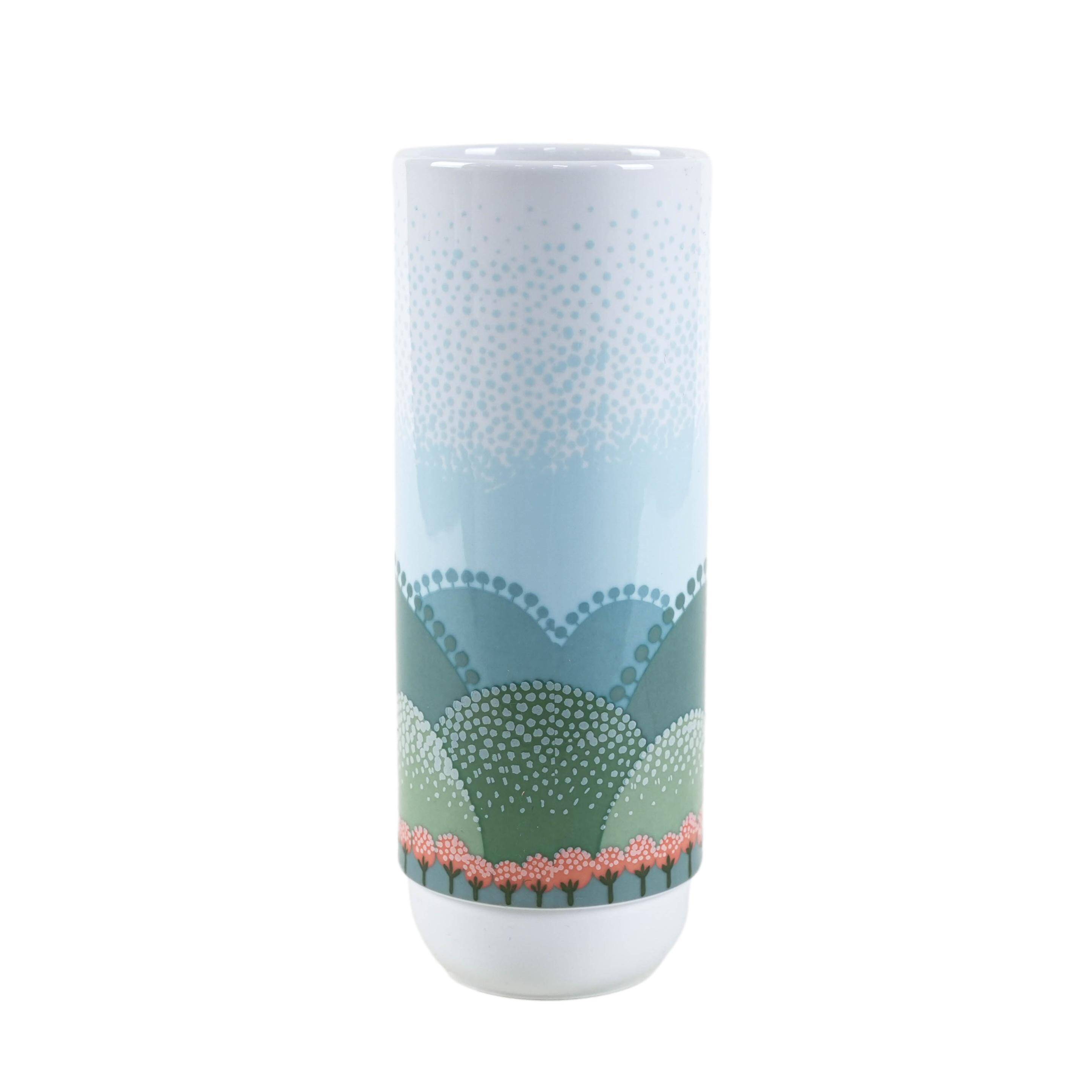 Porcelain vase, European design, 1970s, designers: A. Pozzi & I. Rabuzin, m
