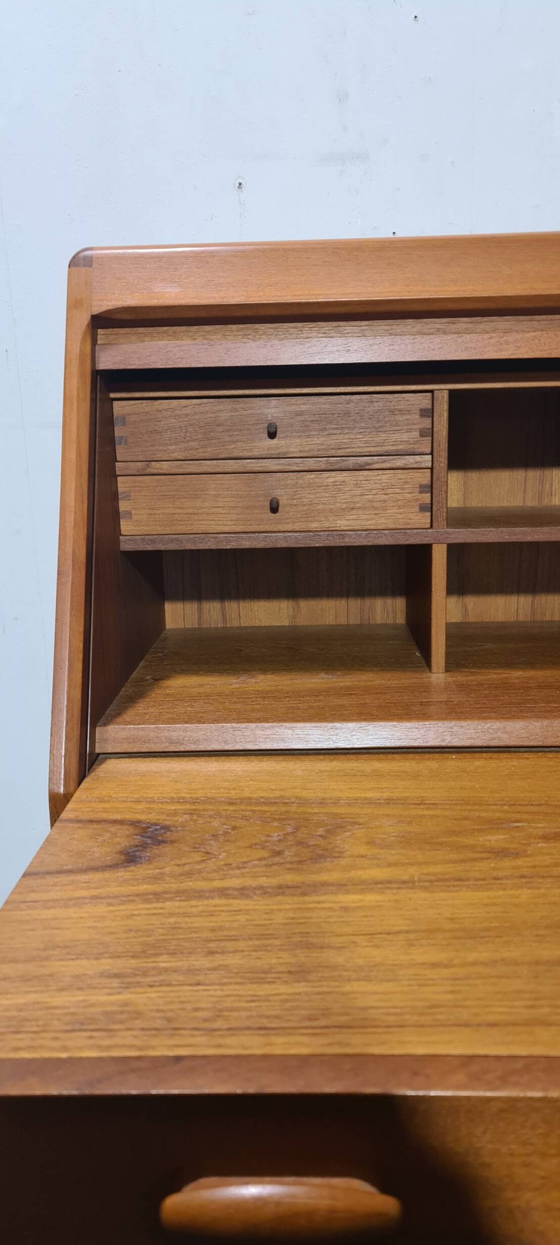Vintage Danish design secretary desk by Dyrlund