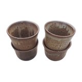 Suite of 4 cups of sandstone