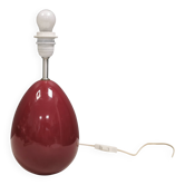 Søholm table lamp in red ceramic, Denmark, 1980s.