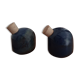 Salt and ceramic pepper service