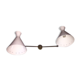 Murable applied Italian double - articulated - Lampshade metal painted white