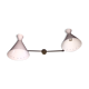 Murable applied Italian double - articulated - Lampshade metal painted white