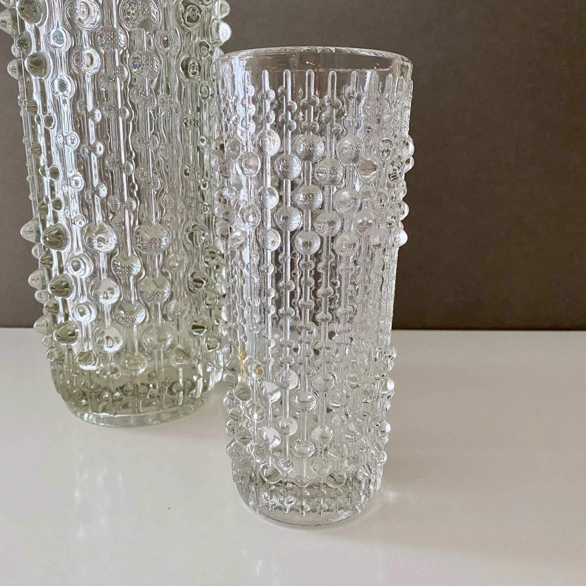 Candle Wax vase by Frantisek Peceny ed. Sklo Union, 1970s