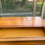 Louis Philippe secretary in solid wood with satin finish