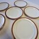 6 Limoges porcelain dessert plates from Chastagner, France
