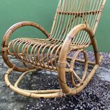 Rocking chair rattan