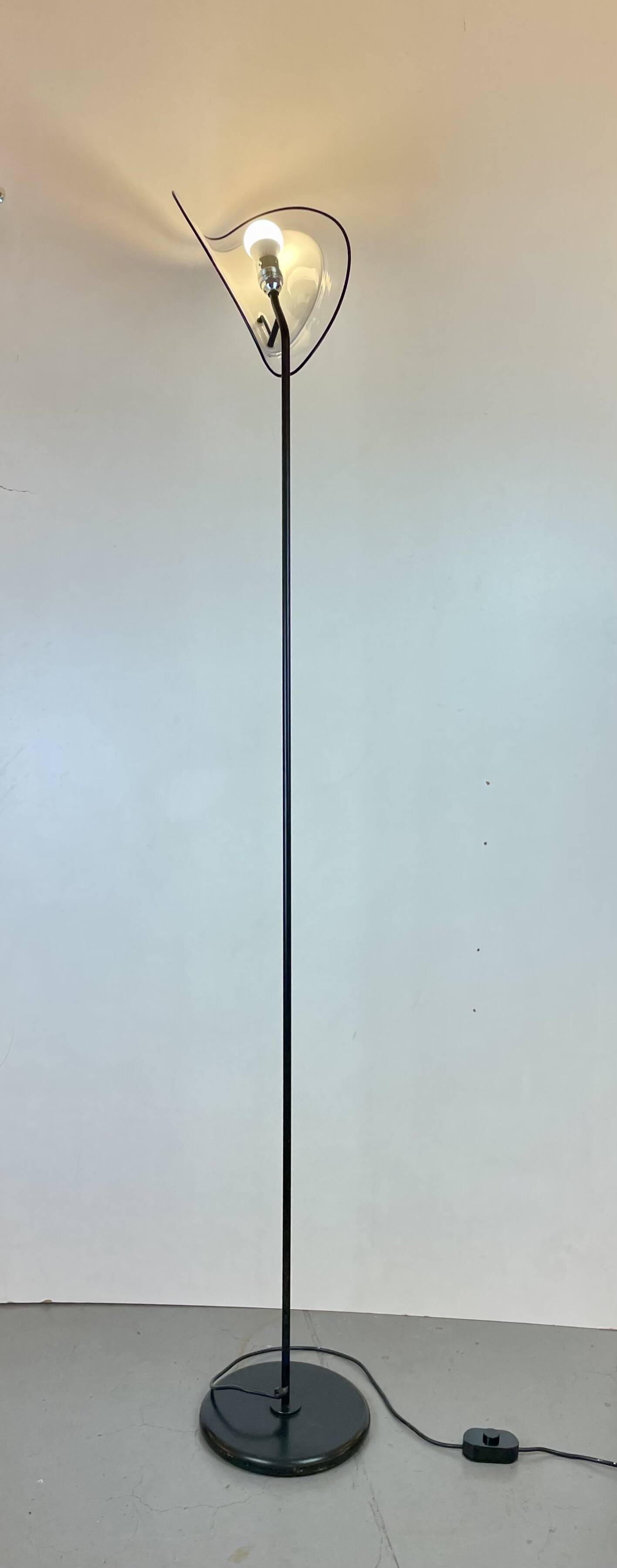 Murano Floor Lamp by Mazzega, Italy, 1980s