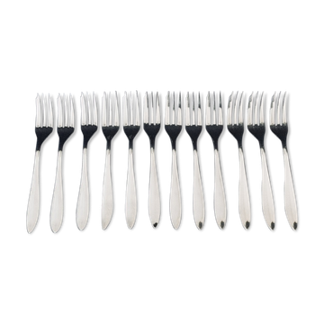 Christofle 12 fourchettes art déco