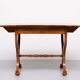 Antique Dutch Empire Burl Wood veneered desk or sofa table