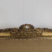 Louis XVI style canapé from the Napoleonic III era in gilded wood.