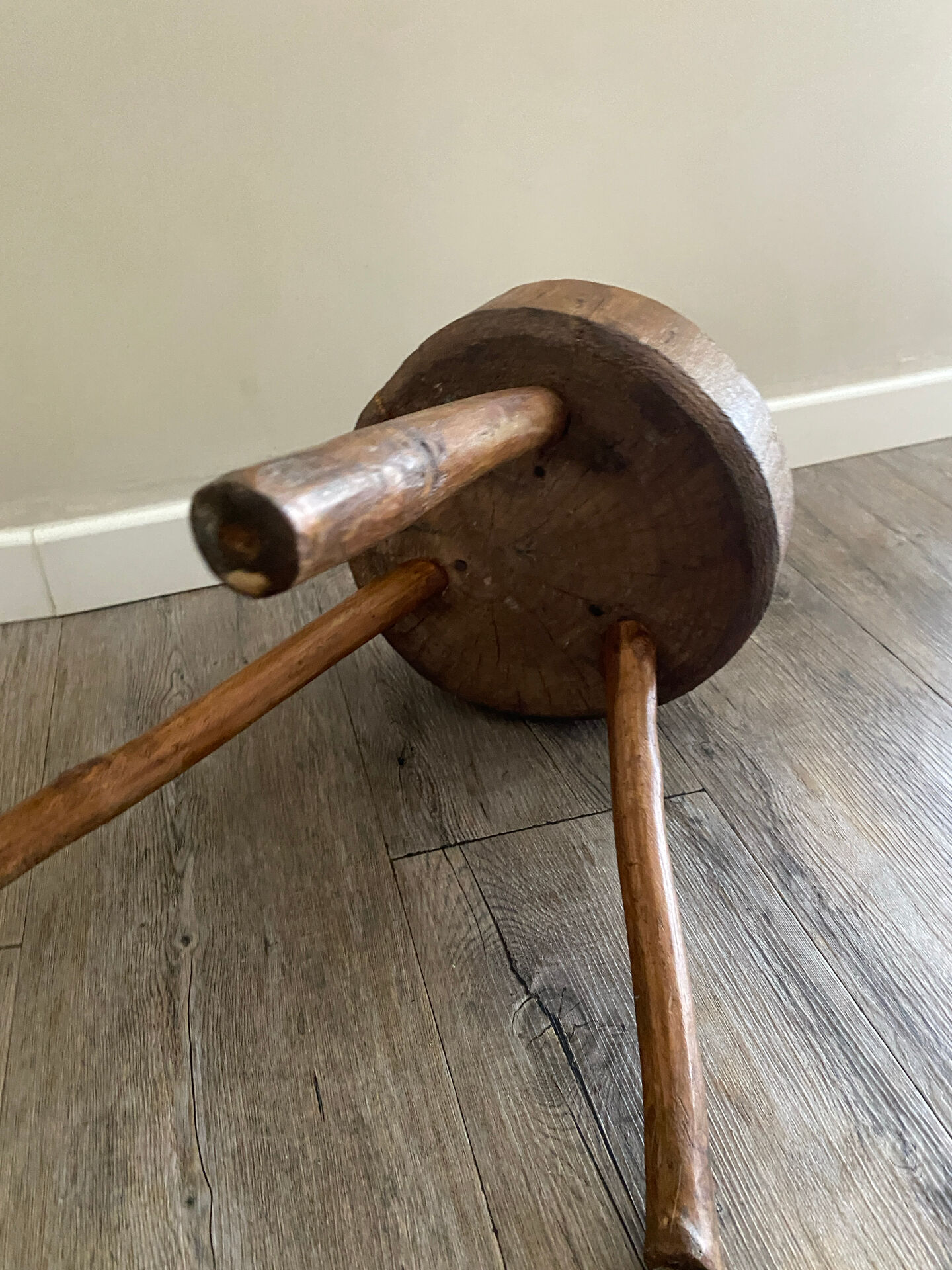 Vintage brutalist stool