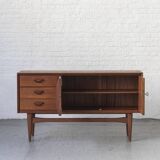 Compact sideboard in teak, Denmark, 1960’s
