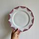 Set of 4 vintage flat plates in Limoges porcelain