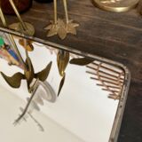 Barber Mirror 23 x 17cm vintage