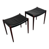 Set of Møller 80A stools, 1960s