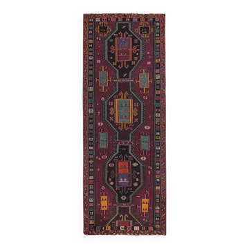 Tapis de couloir turc vintage